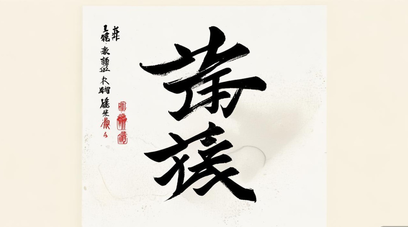 瞻字书法