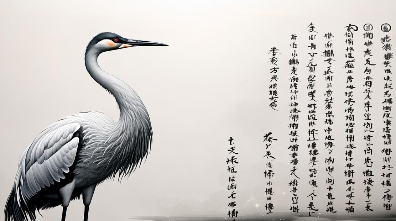 鹤集书法