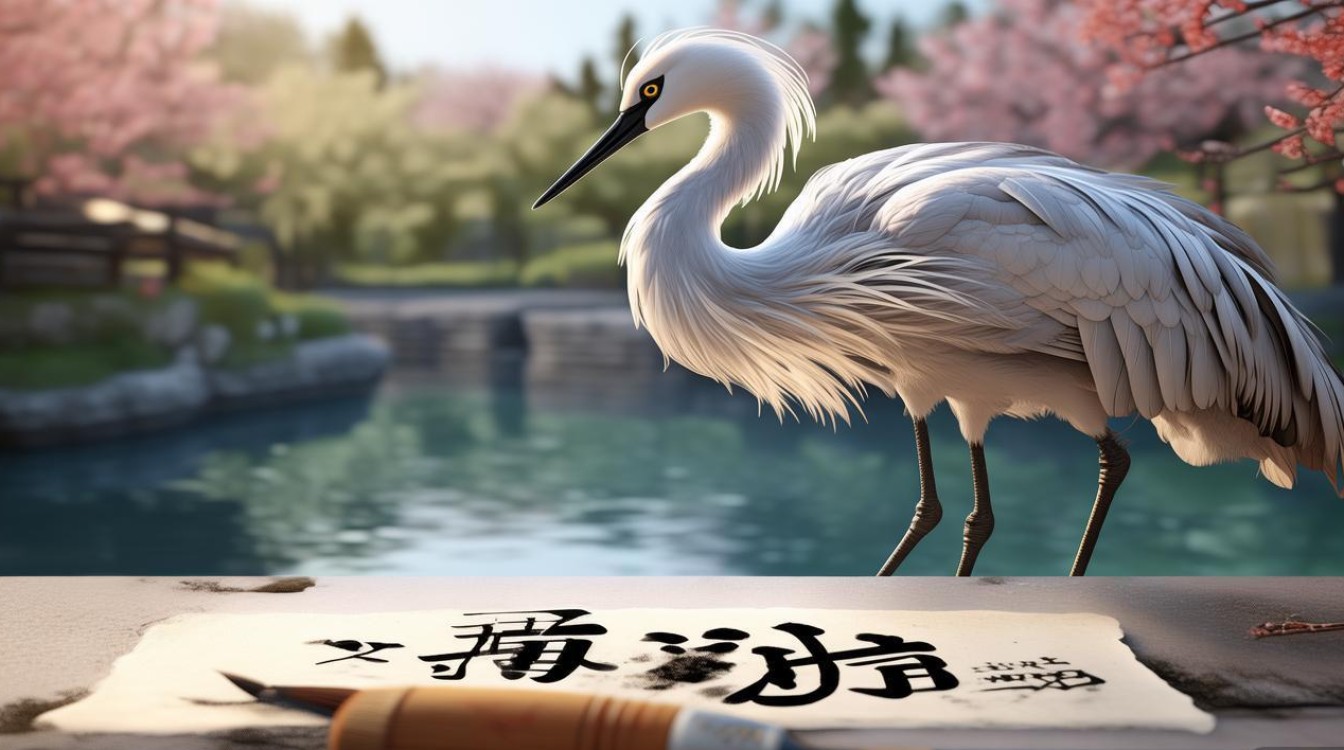 鹤集书法