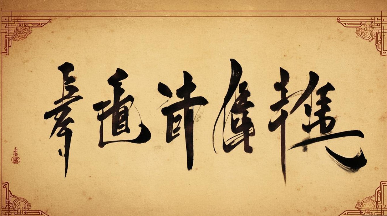 古体字书法