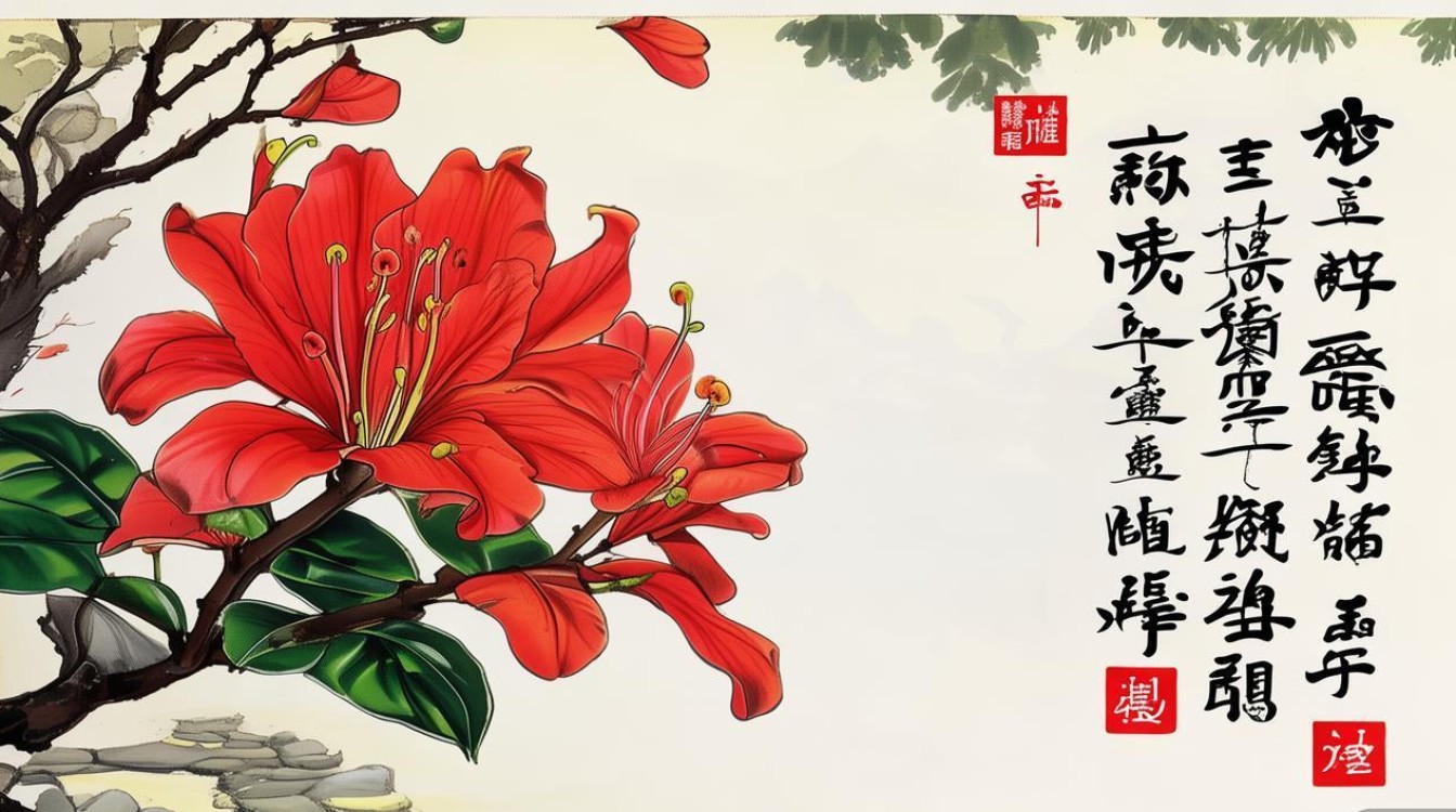 杜鹃华书法