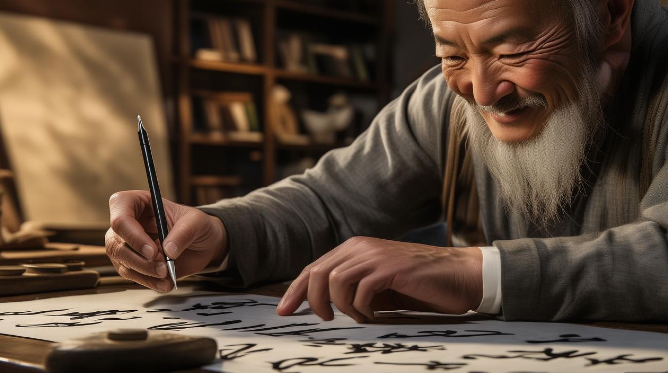 笑书法草书