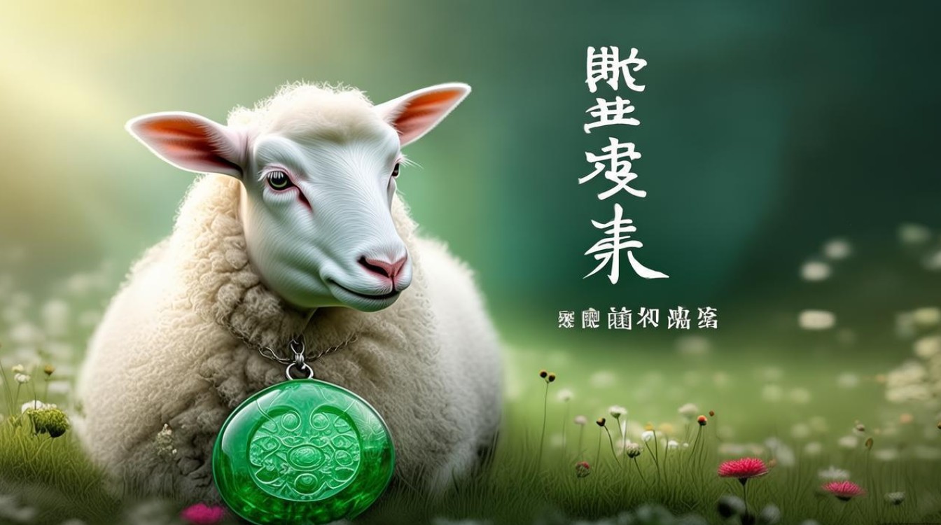 翡翠属羊图片