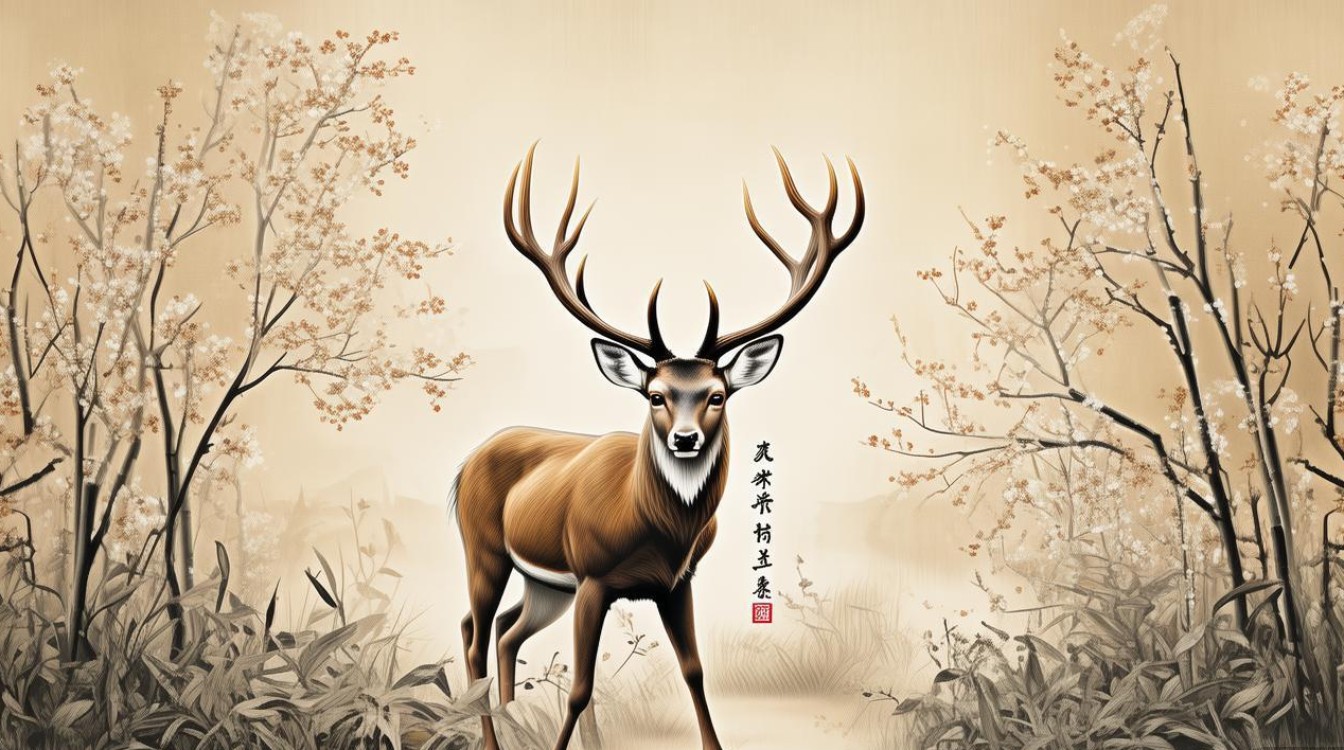 鹿亚书画家