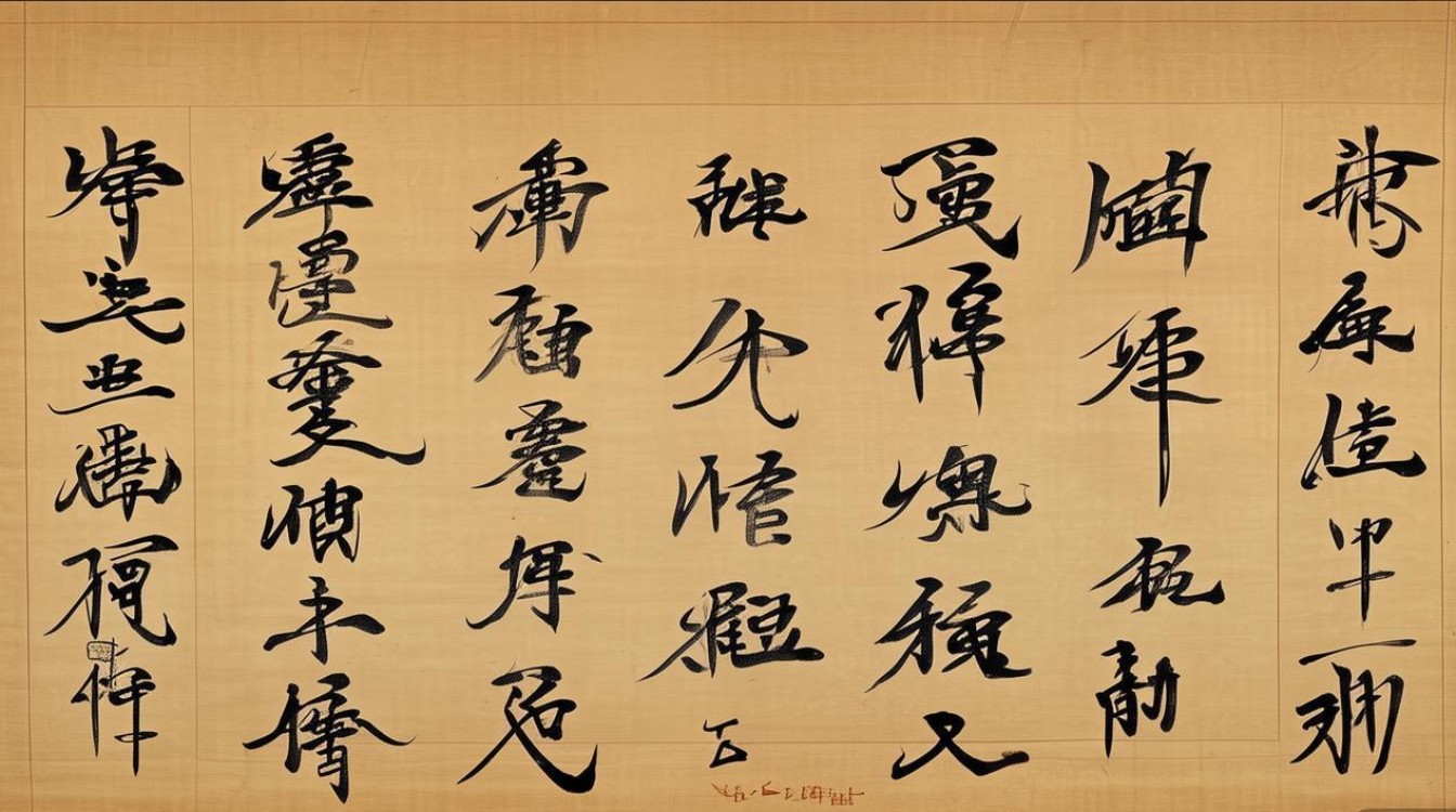 颜体书法创作