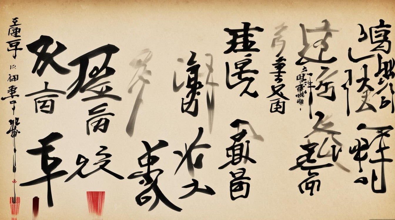 颜体书法创作