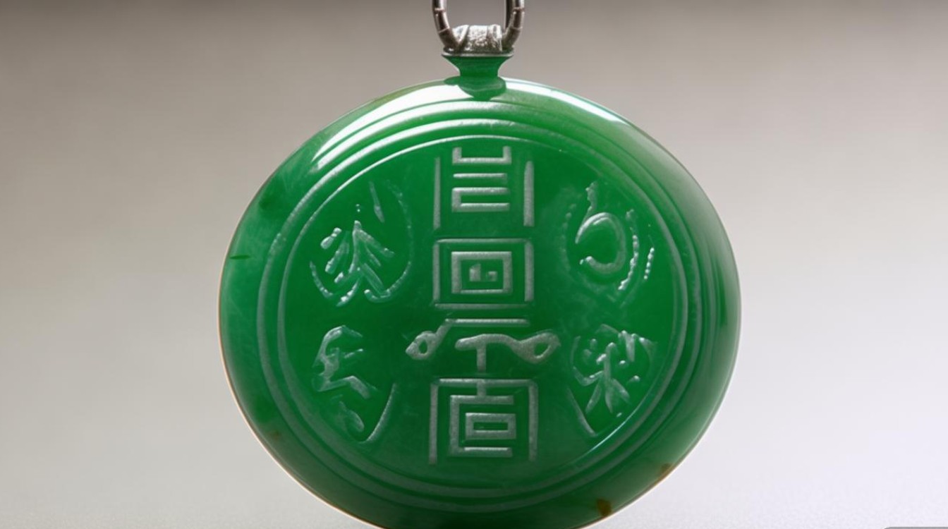 高档翡翠平安扣