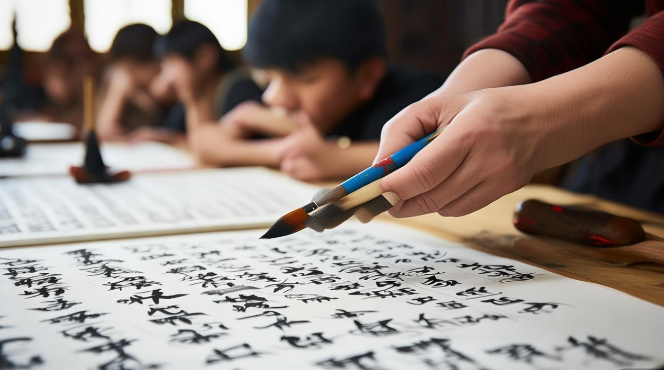 赵体书法教学