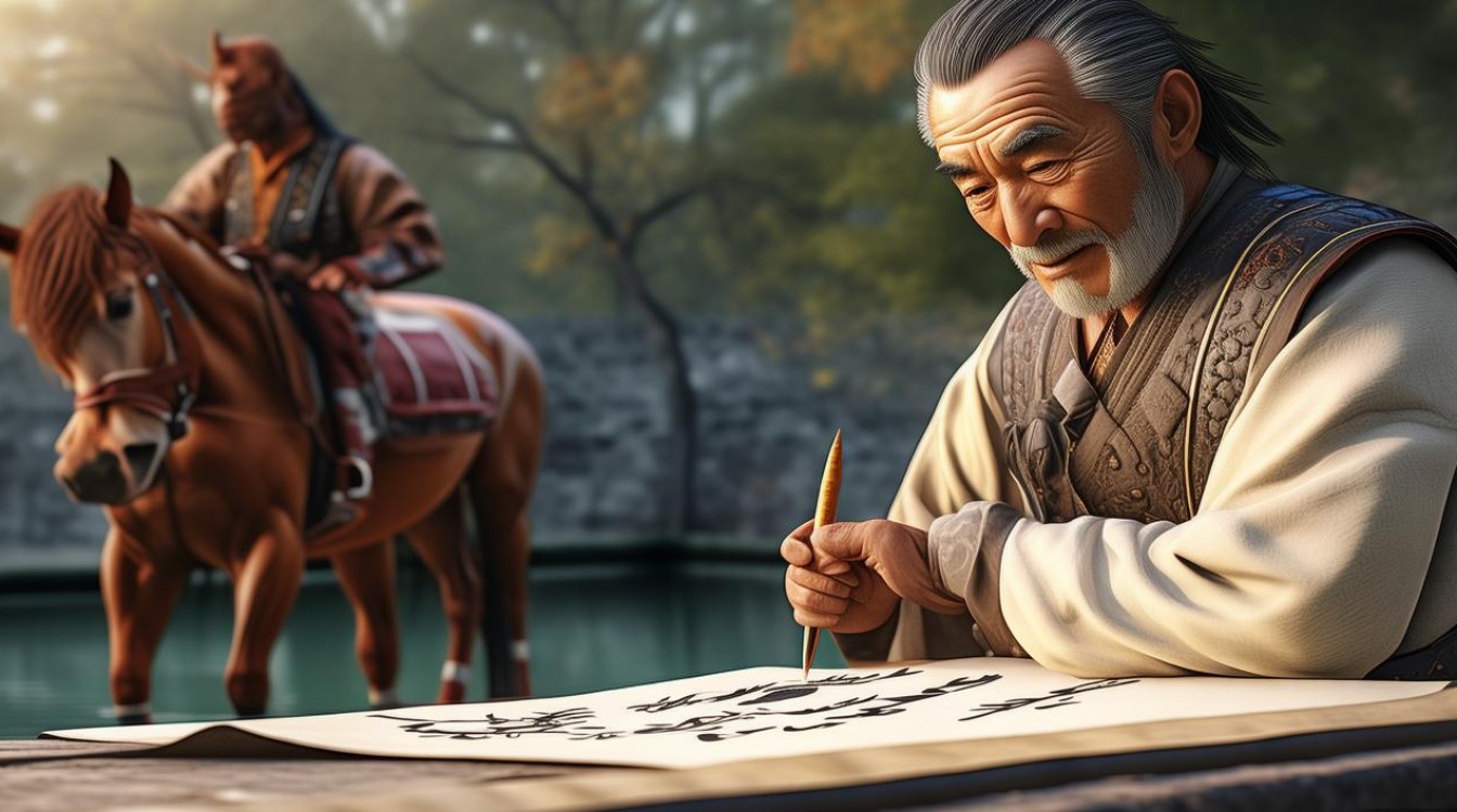 香下马书法