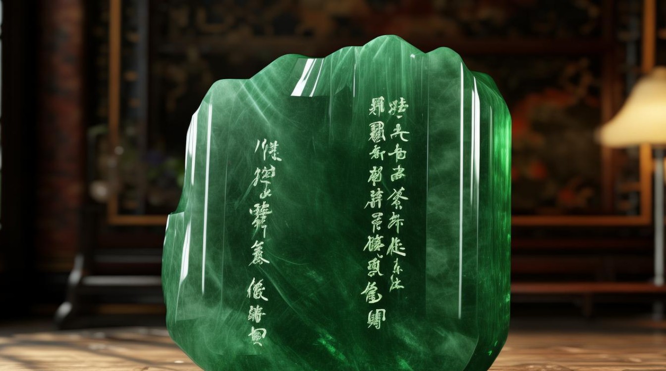 墨绿翡翠图片欣赏