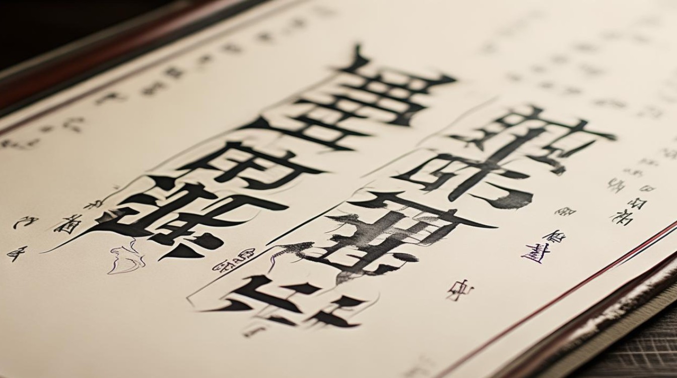 媚字书法