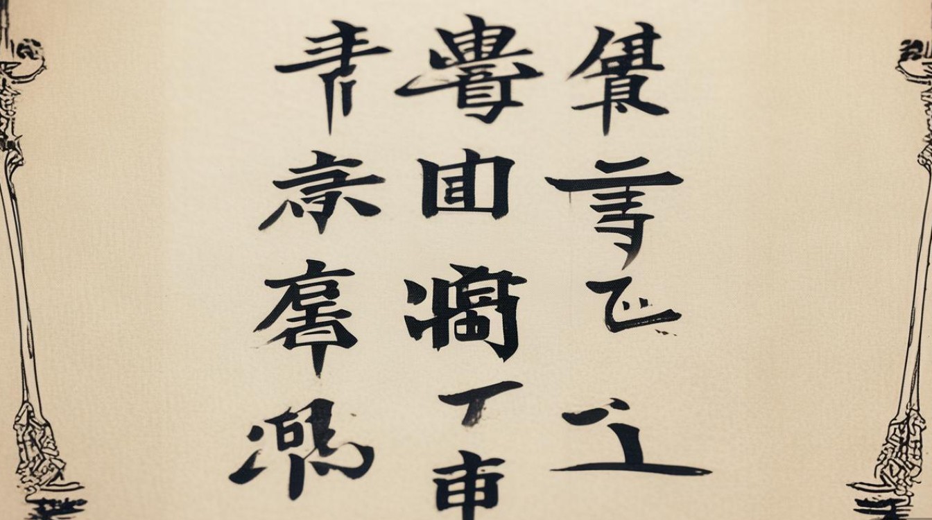 媚字书法
