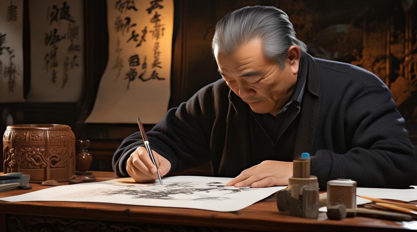 认证水墨画家
