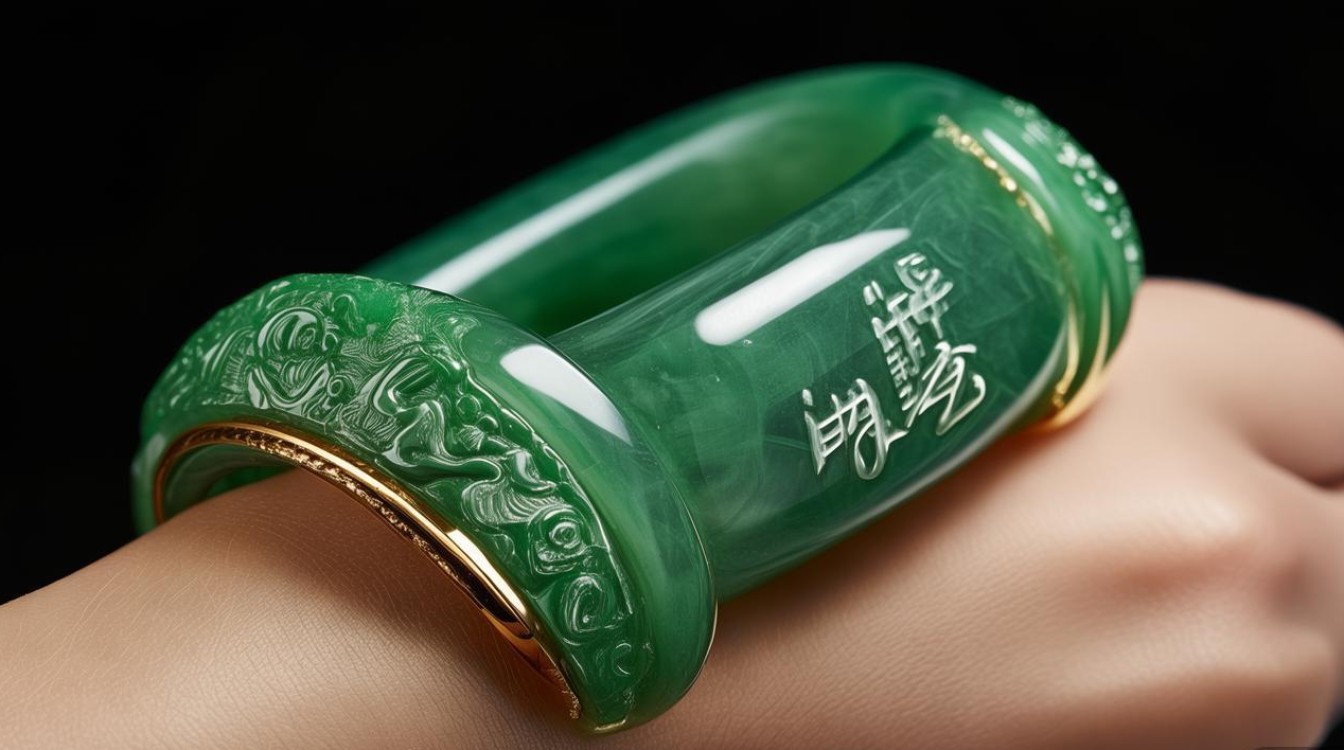 明星的翡翠镯