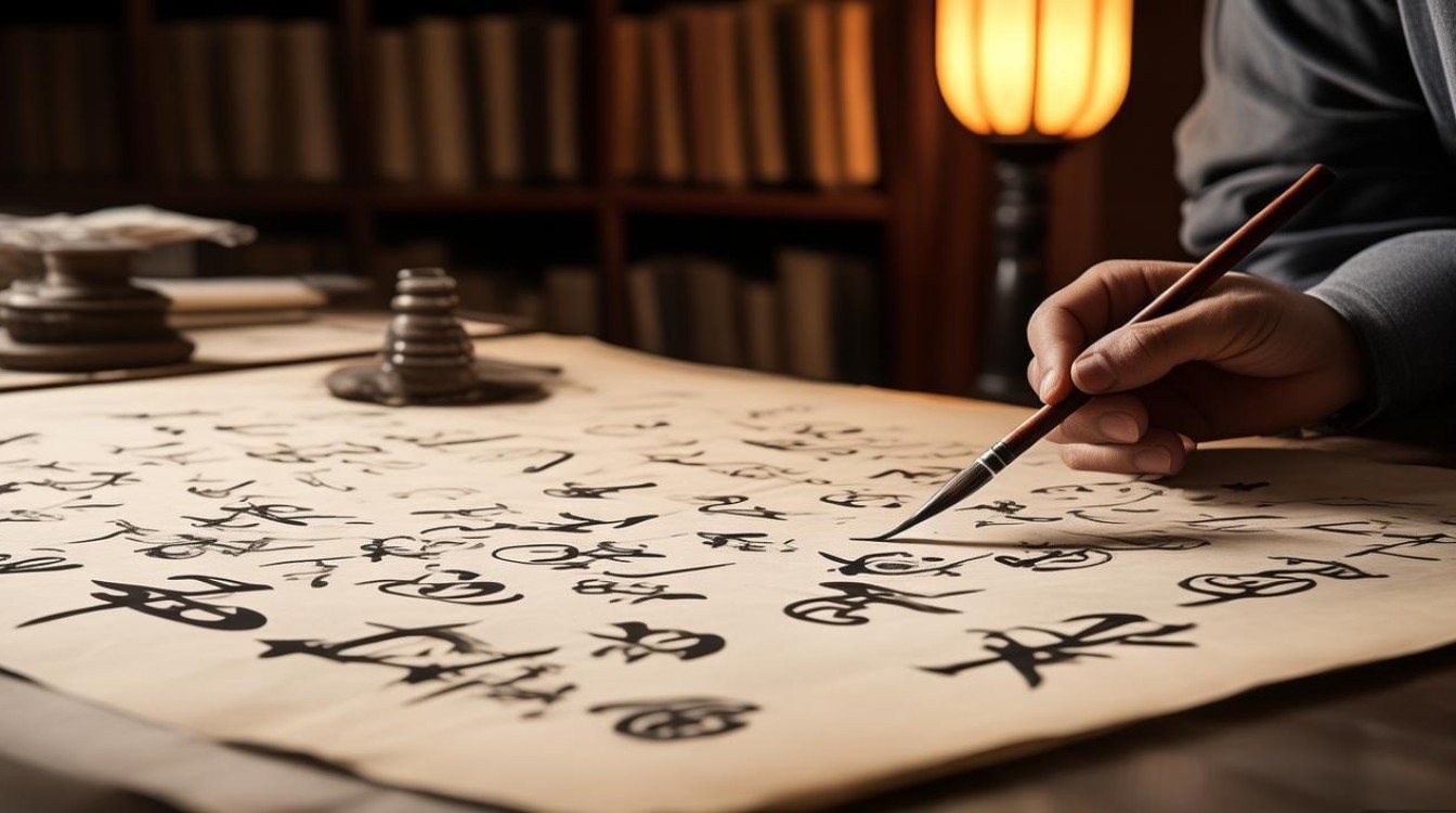 辨字书法