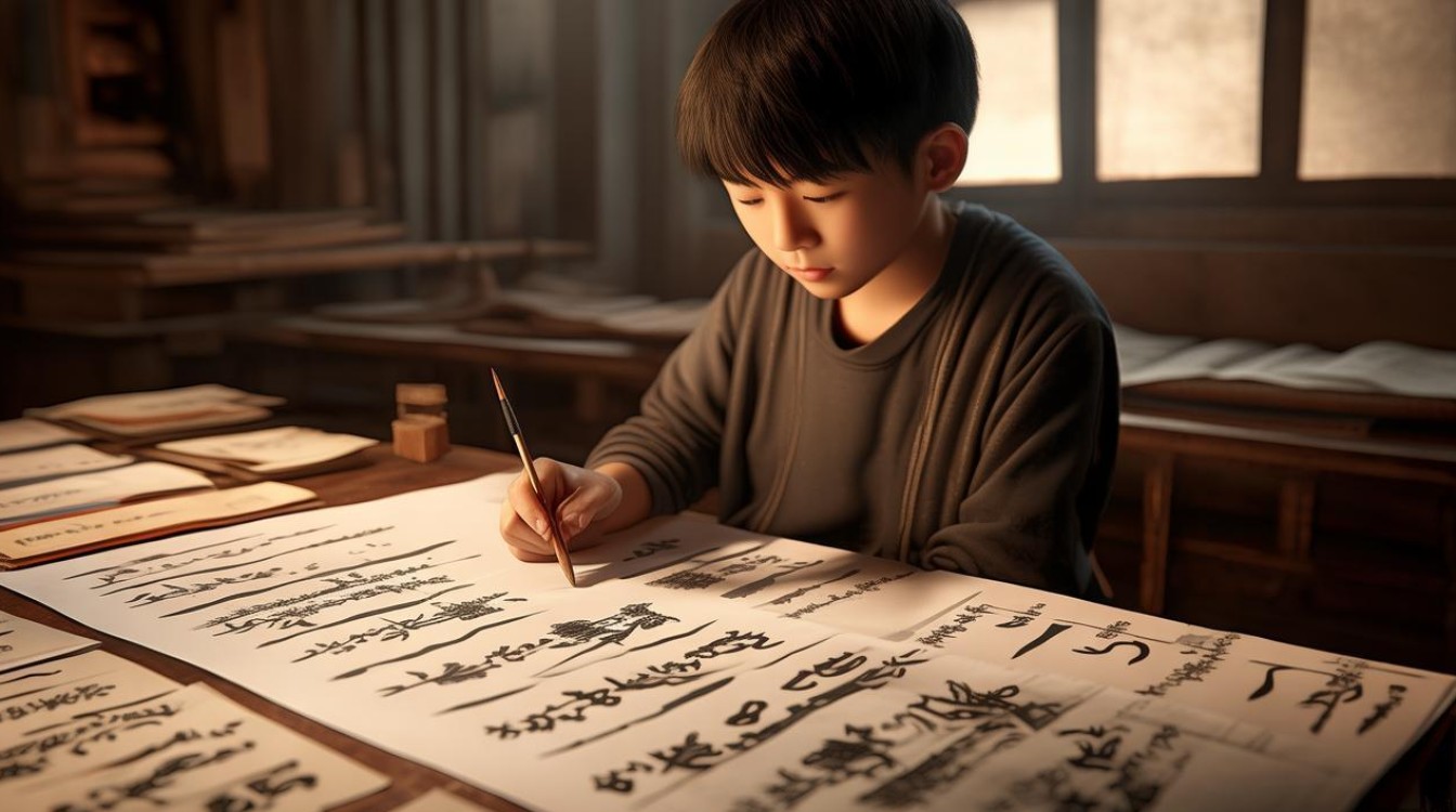 周口学书法
