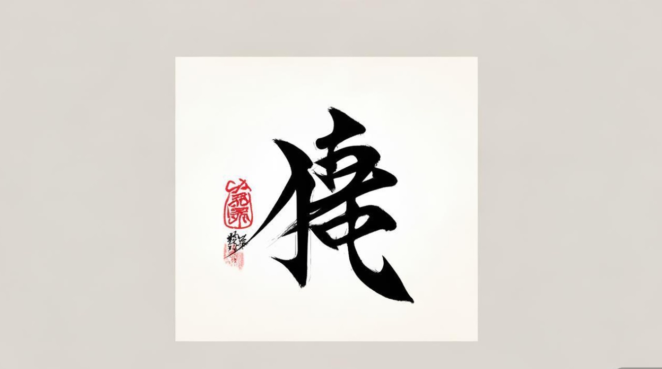 蒲字书法