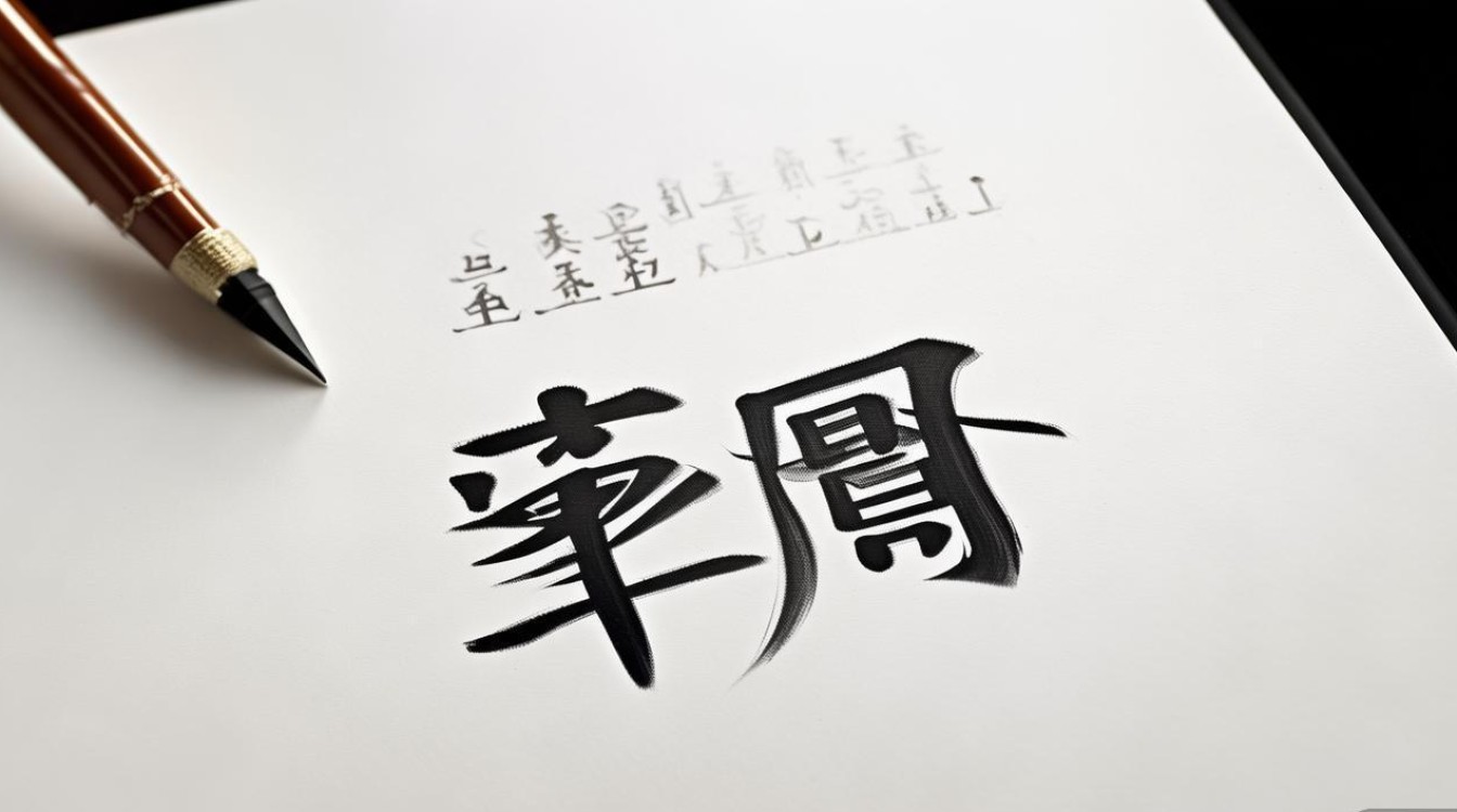 蒲字书法
