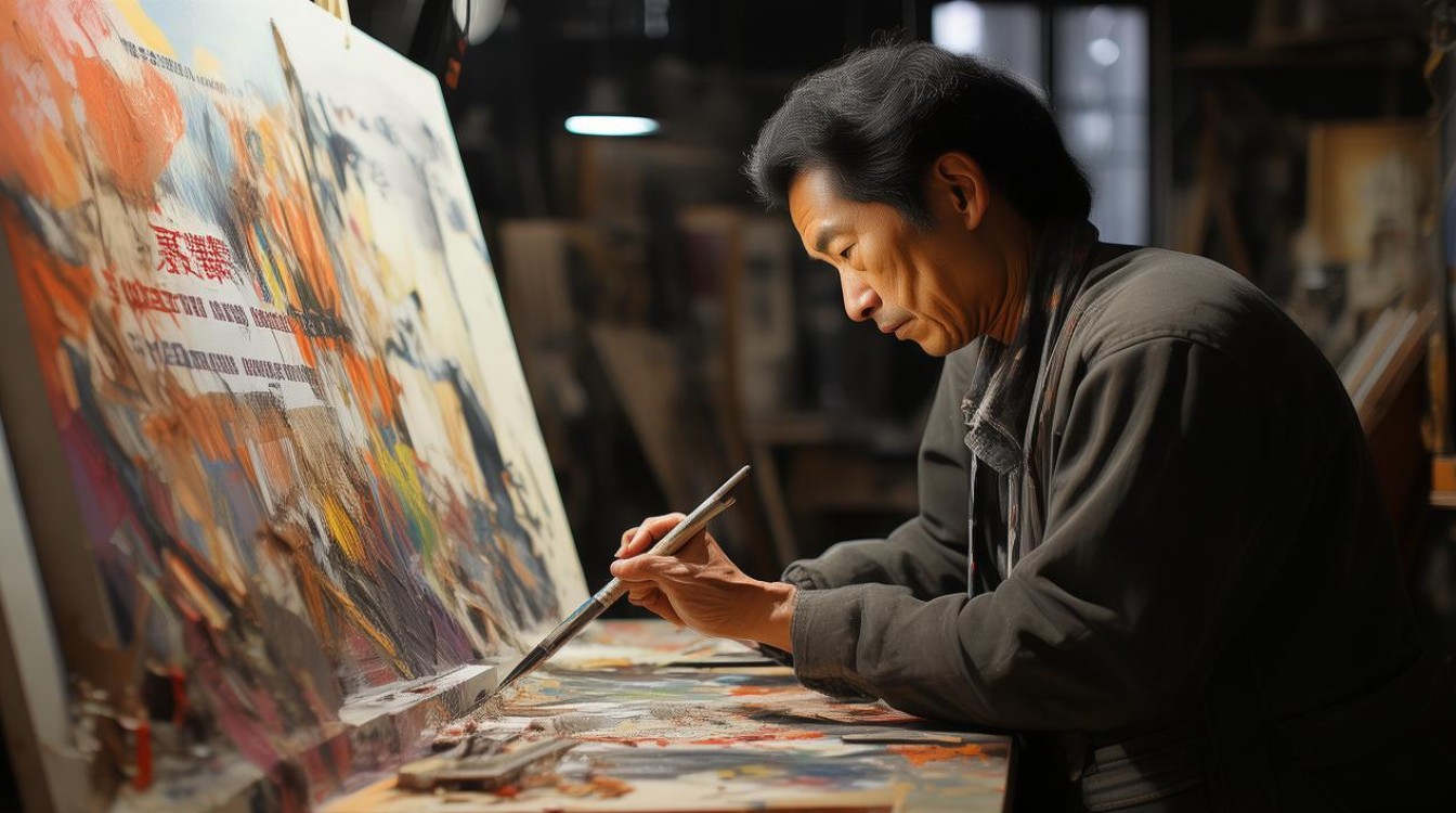 油画家杨文涛