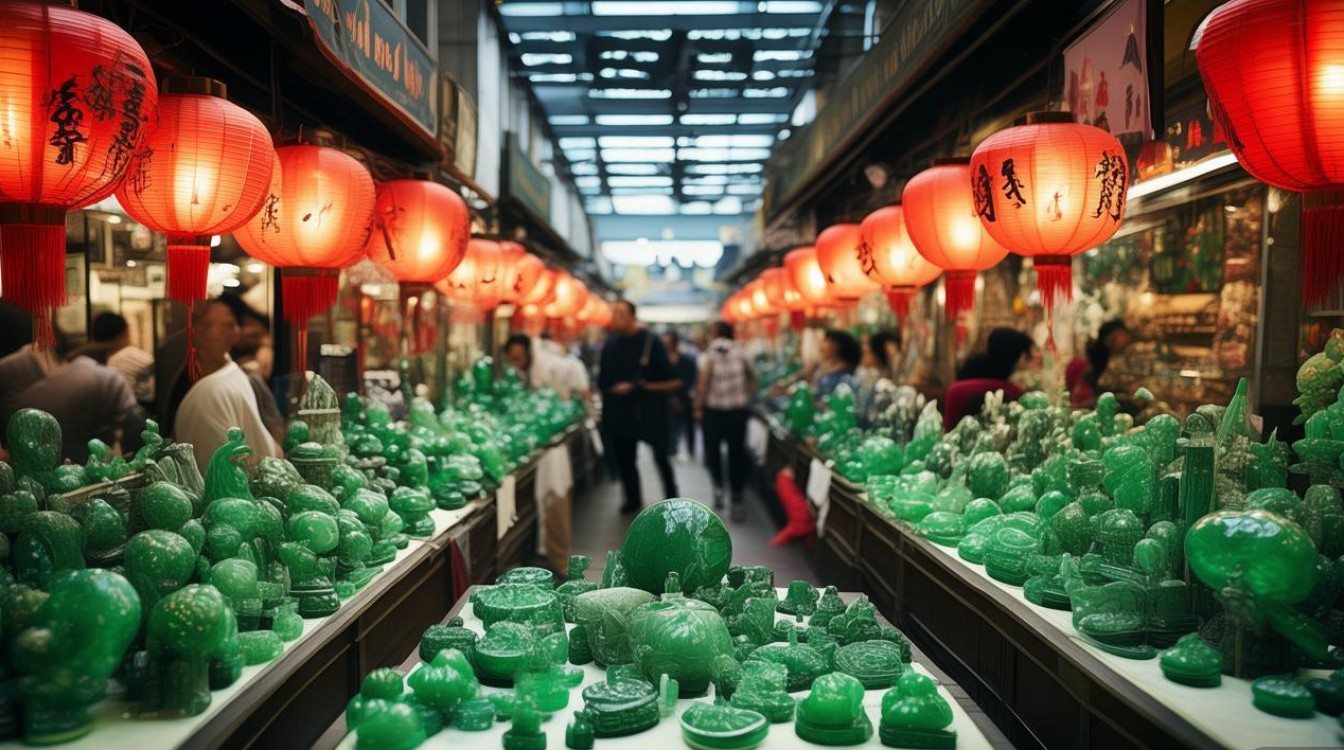 瑞丽翡翠市场视频