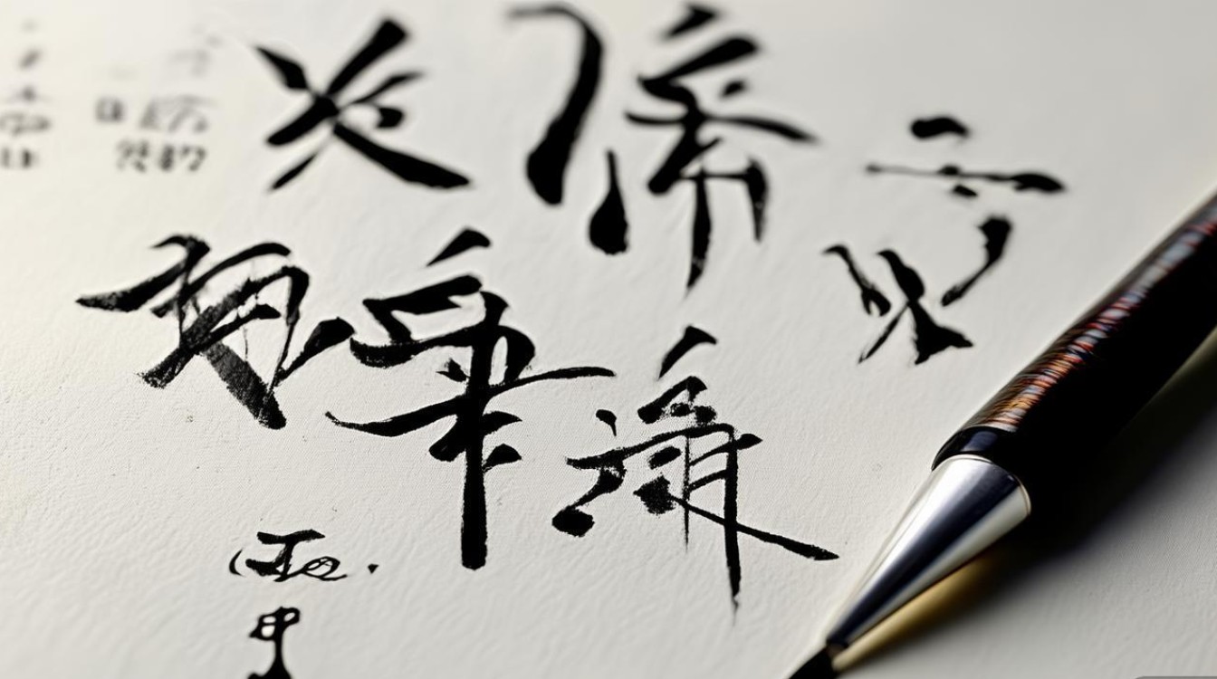 书法色字