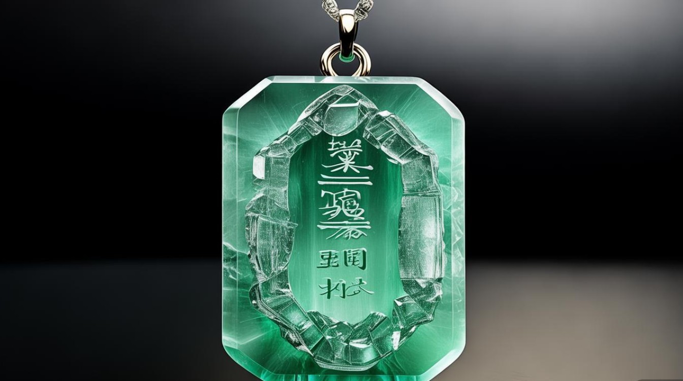 冰晴翡翠挂件