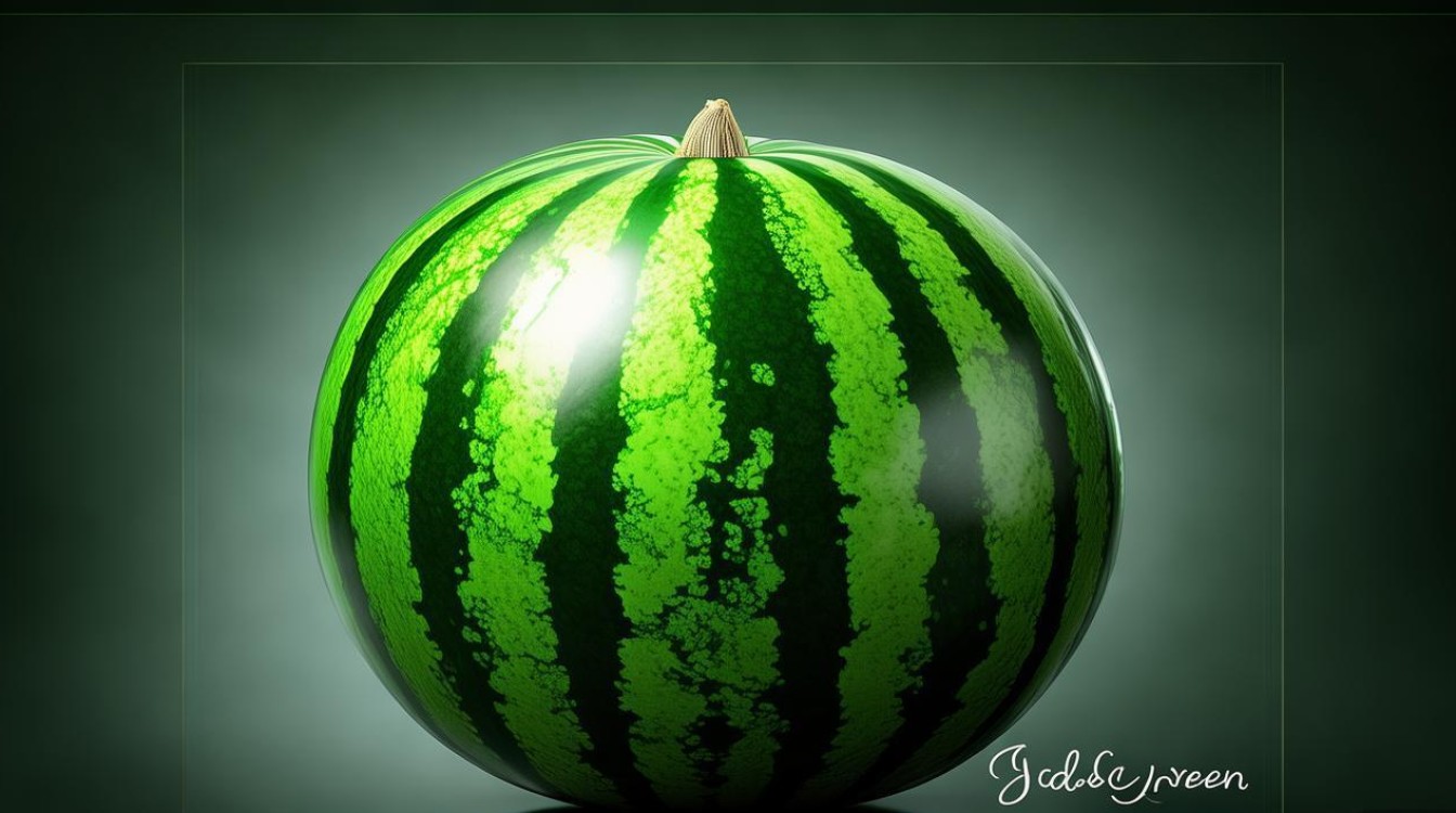 翡翠的西瓜绿