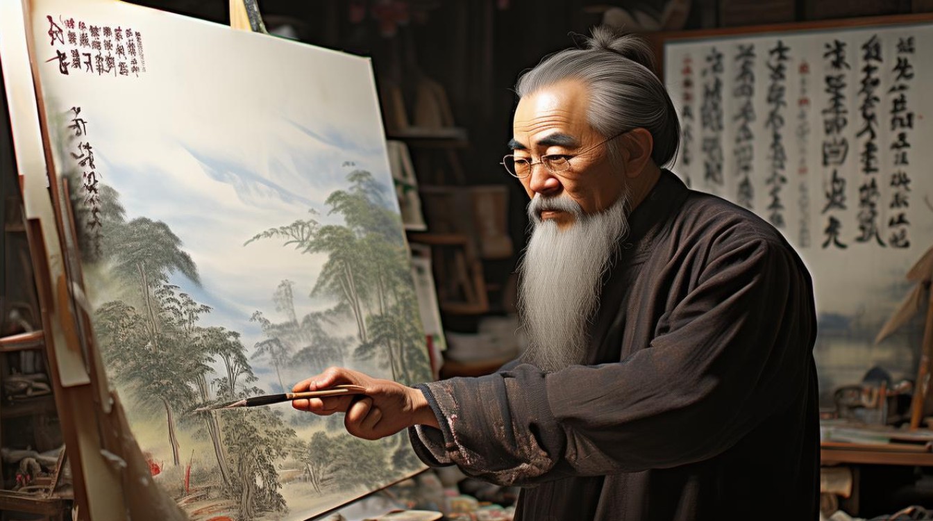 国画家劳石