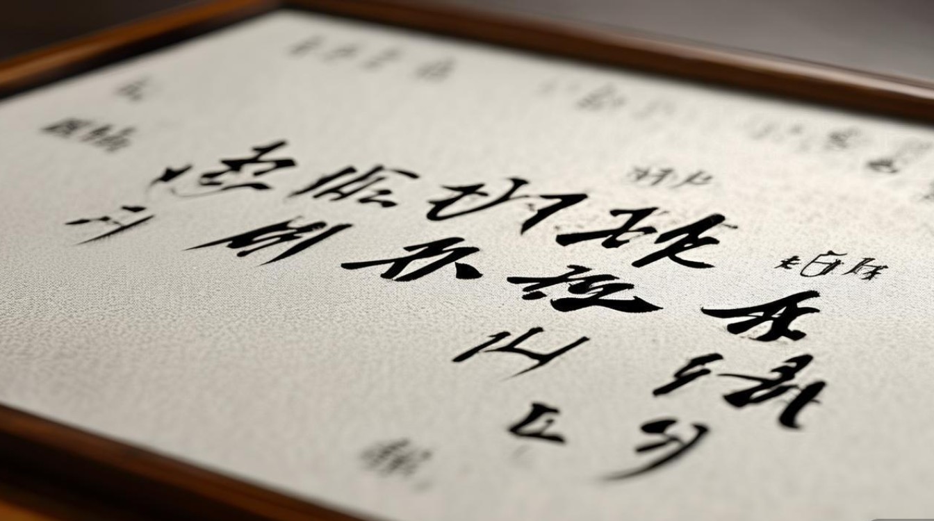 何栗书法