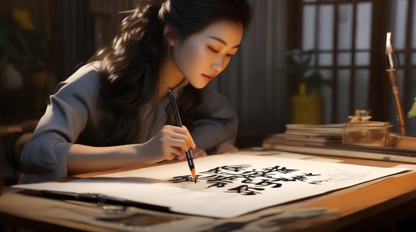 林娜书法