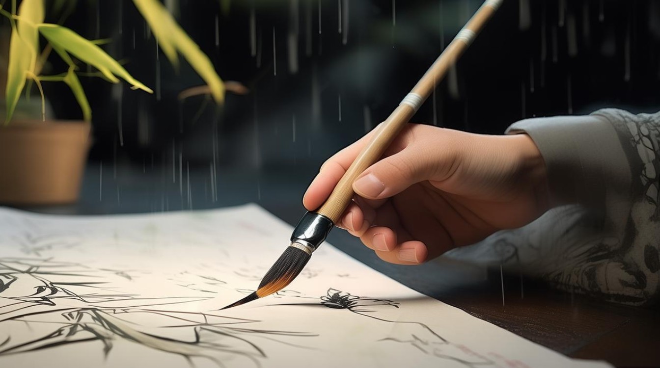 竹雨书画家