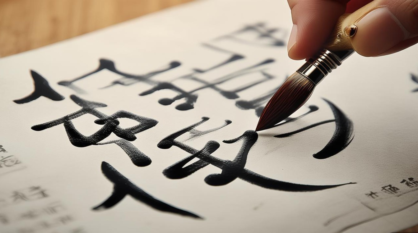 闹字书法