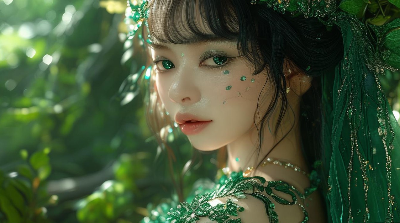 翡翠美女寓意