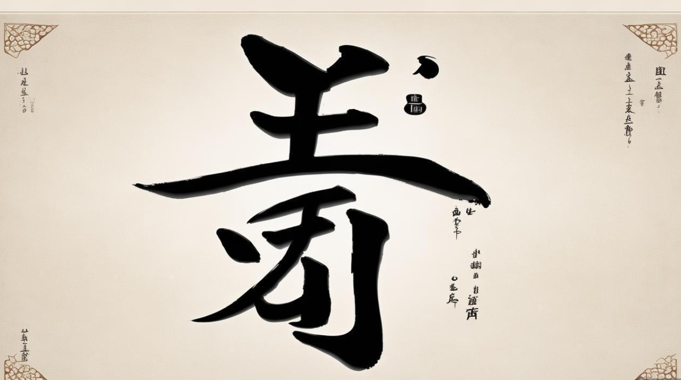 渴字书法