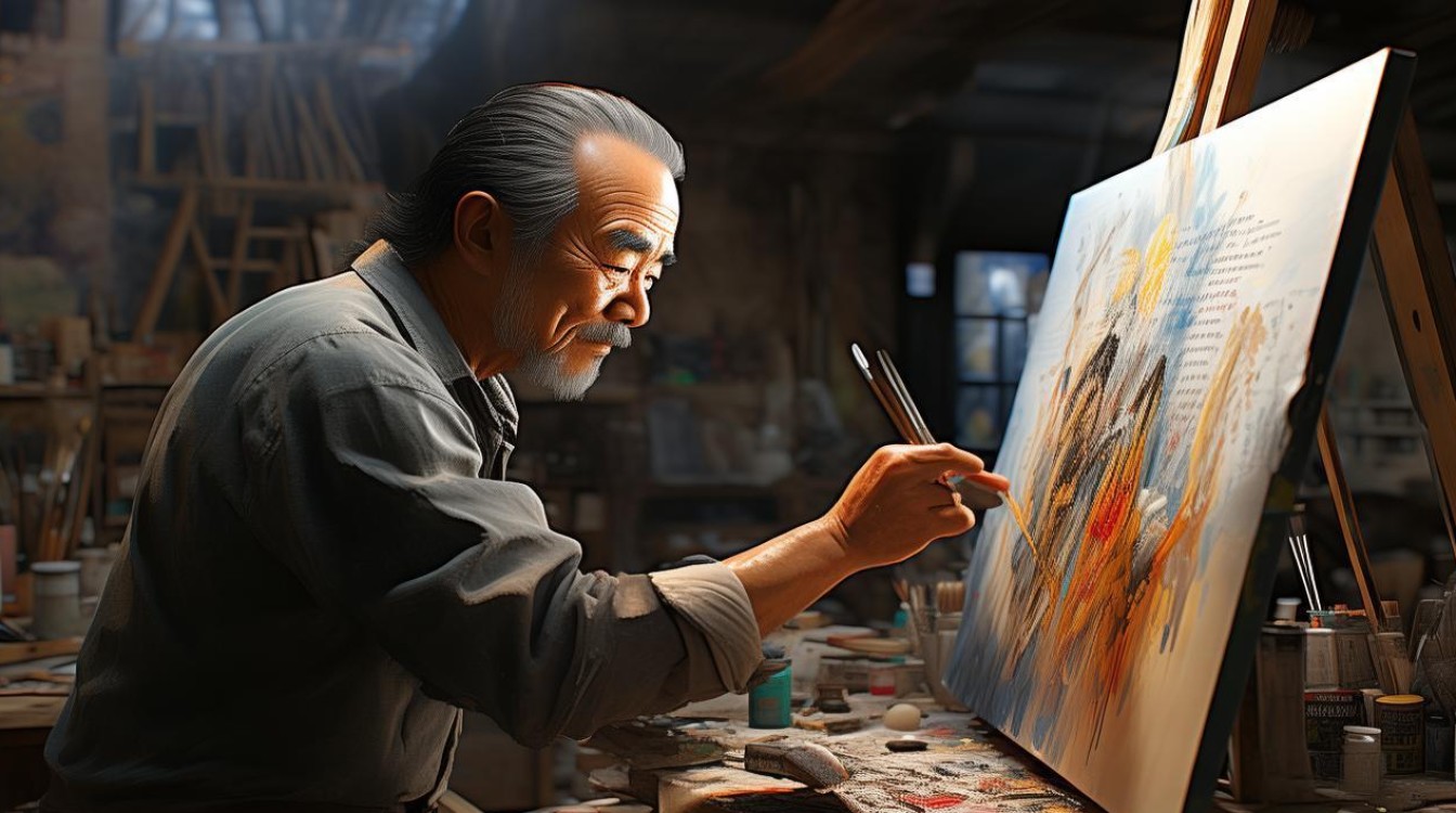 刘溯油画家