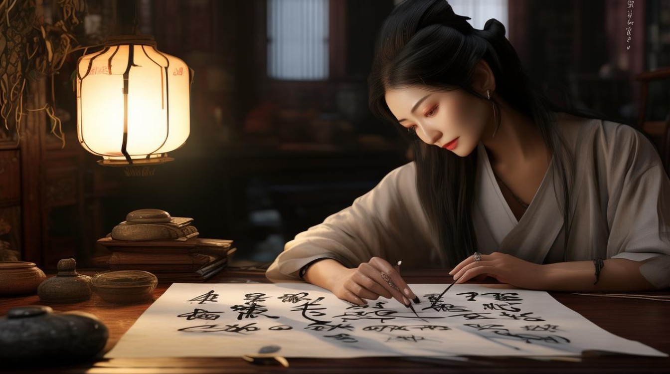 管夫人书法