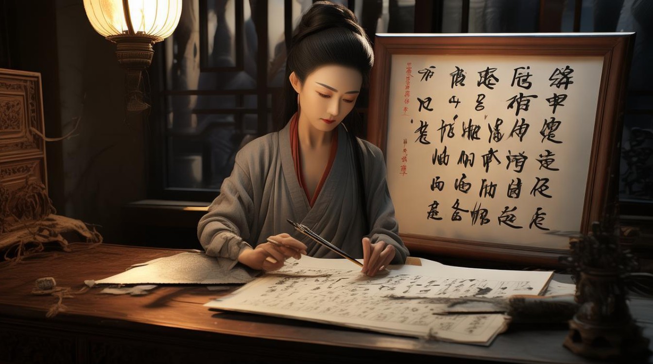 管夫人书法