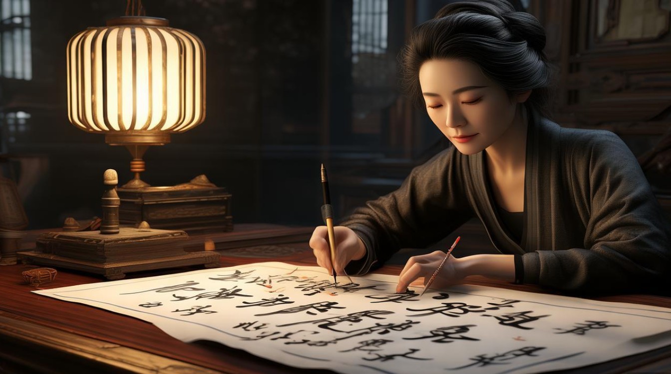 管夫人书法