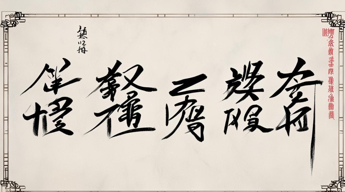 安福存书法