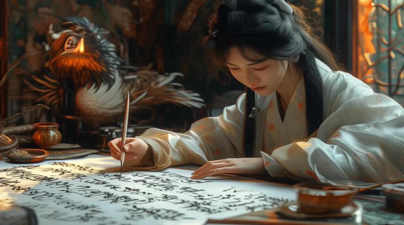 凤羽书画家