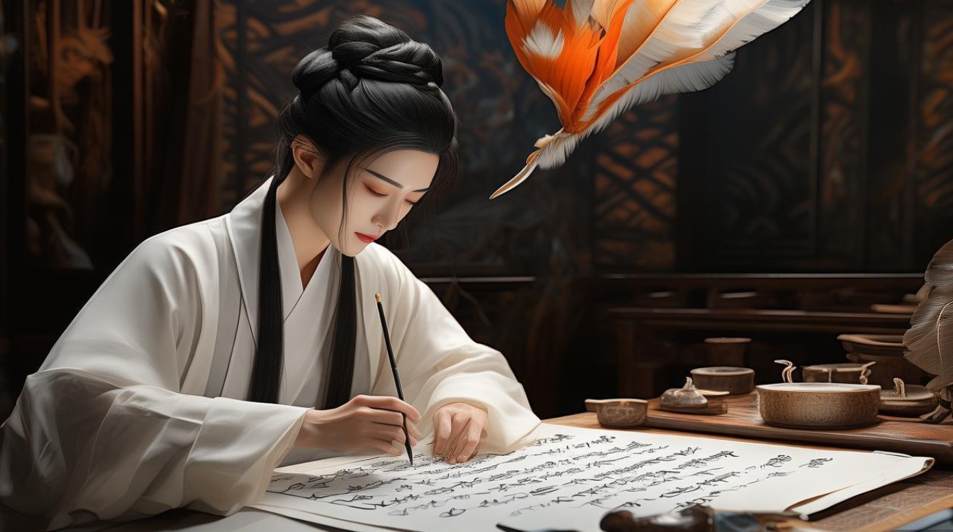 凤羽书画家