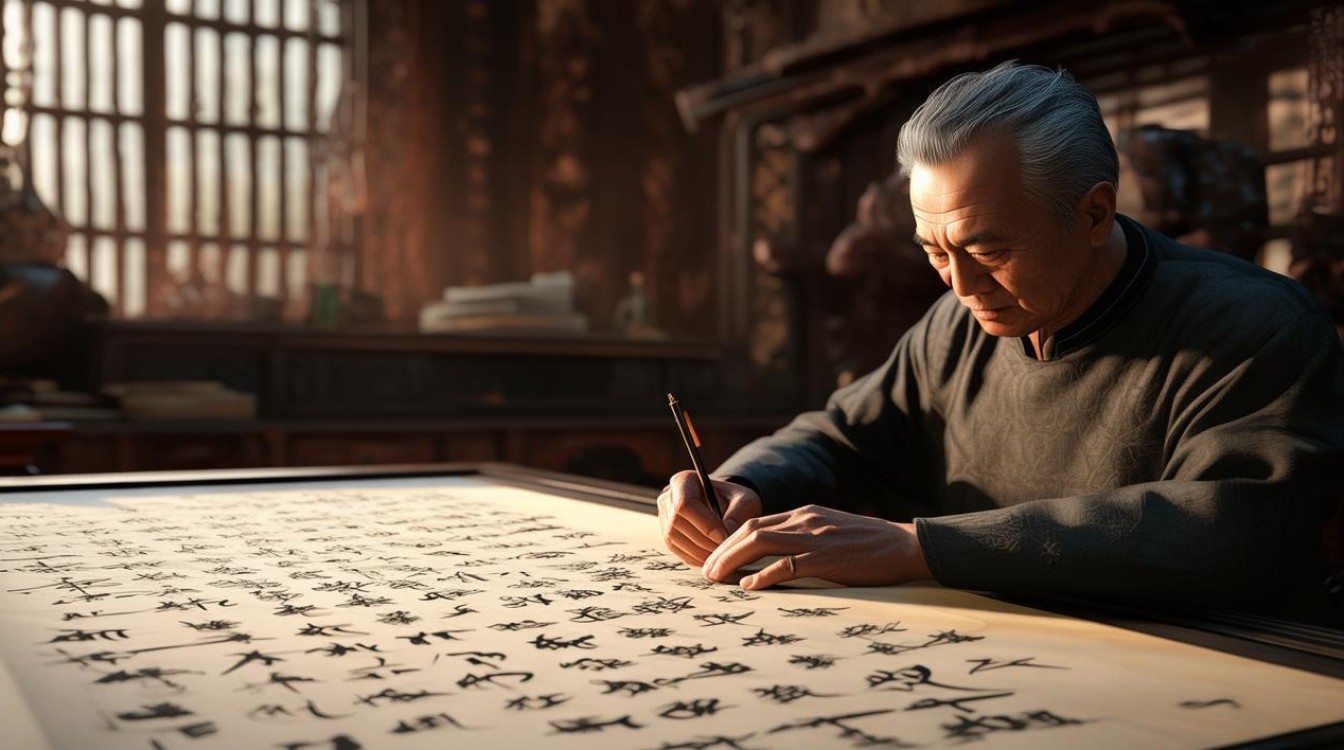 于小会书法