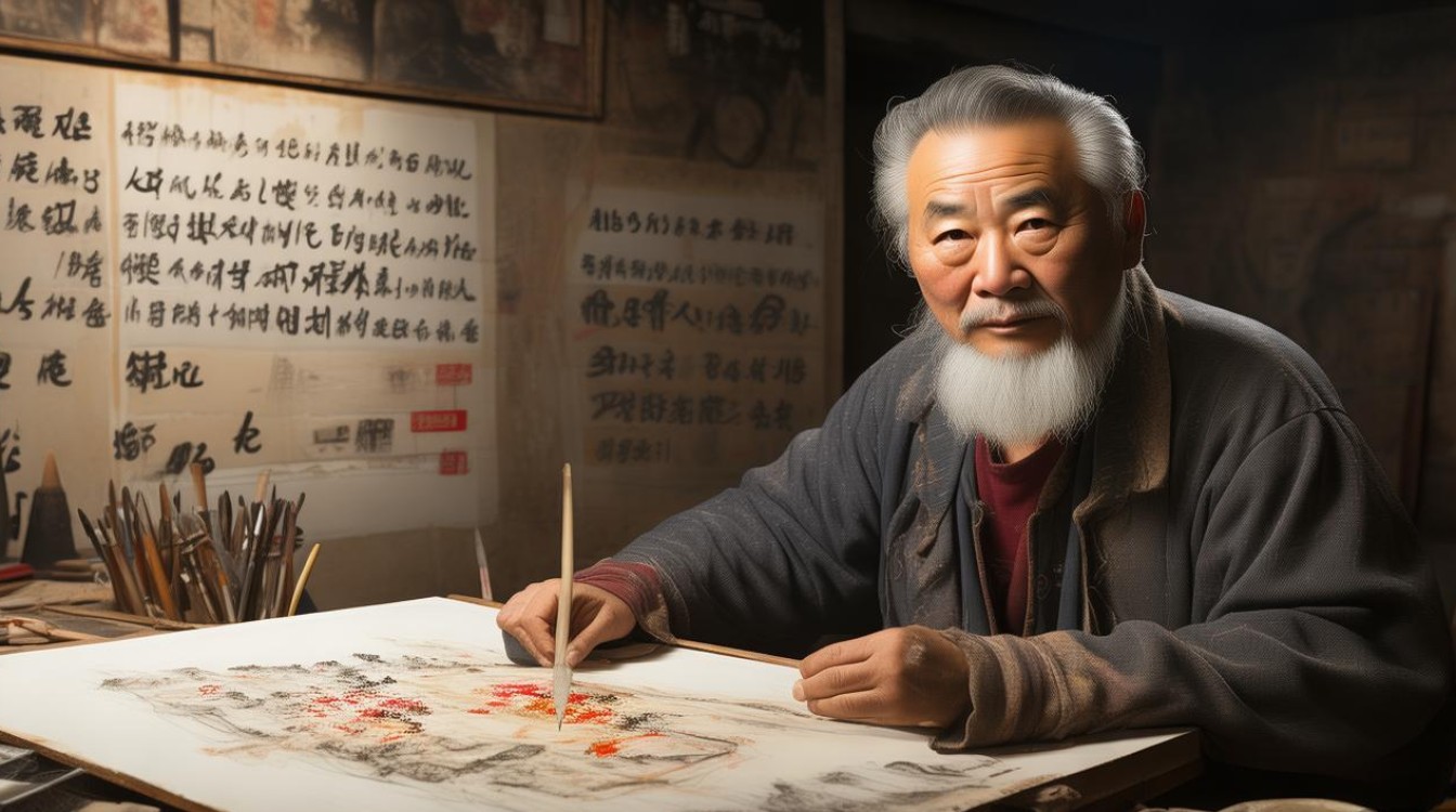 国画家阿老
