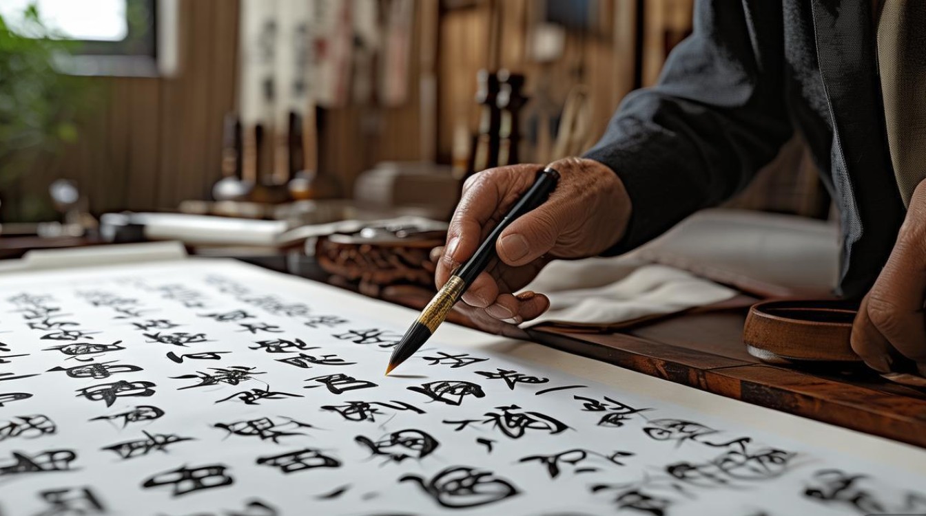 的福书画家