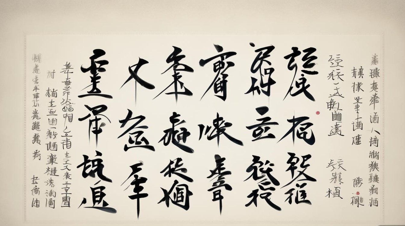 书法字体h