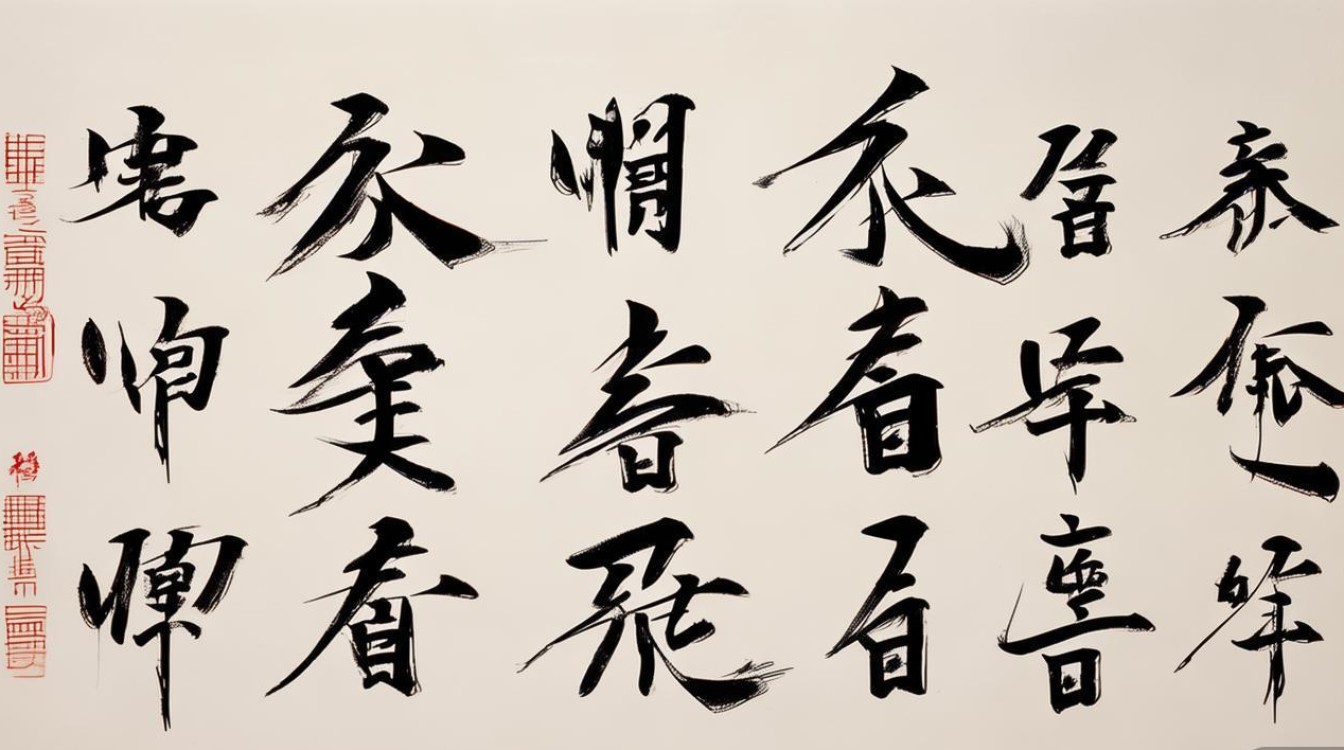 书法字体h