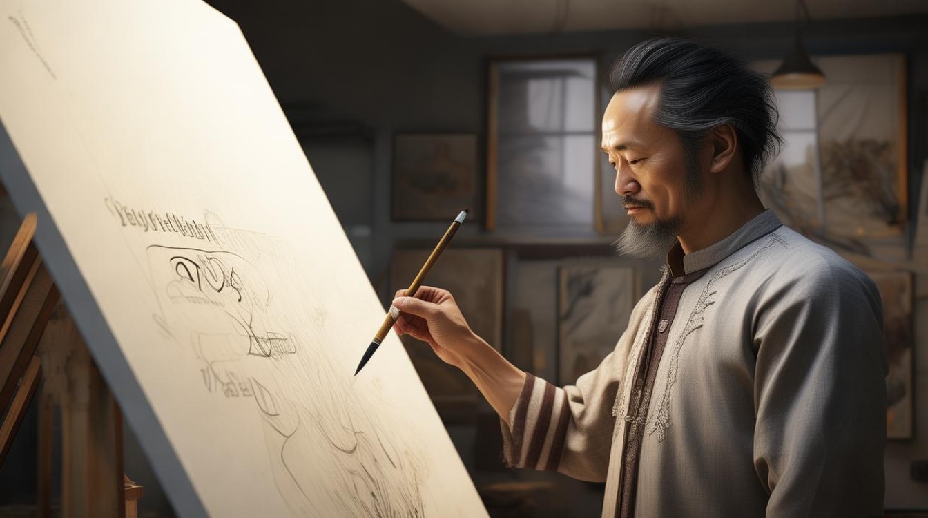 一尘书画家