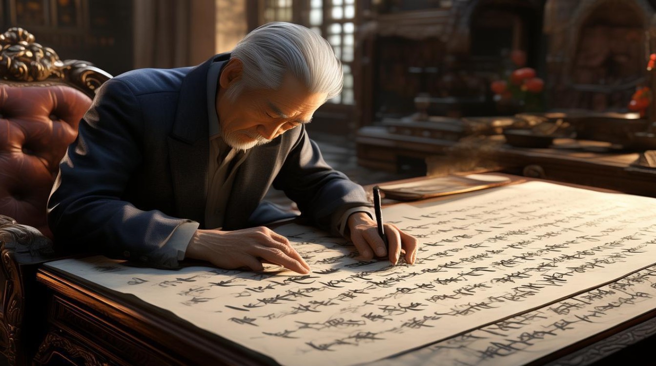 李会长书法