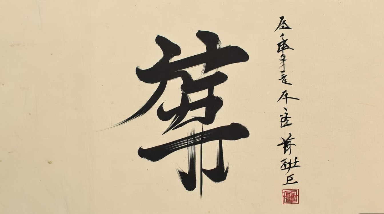 茗字书法