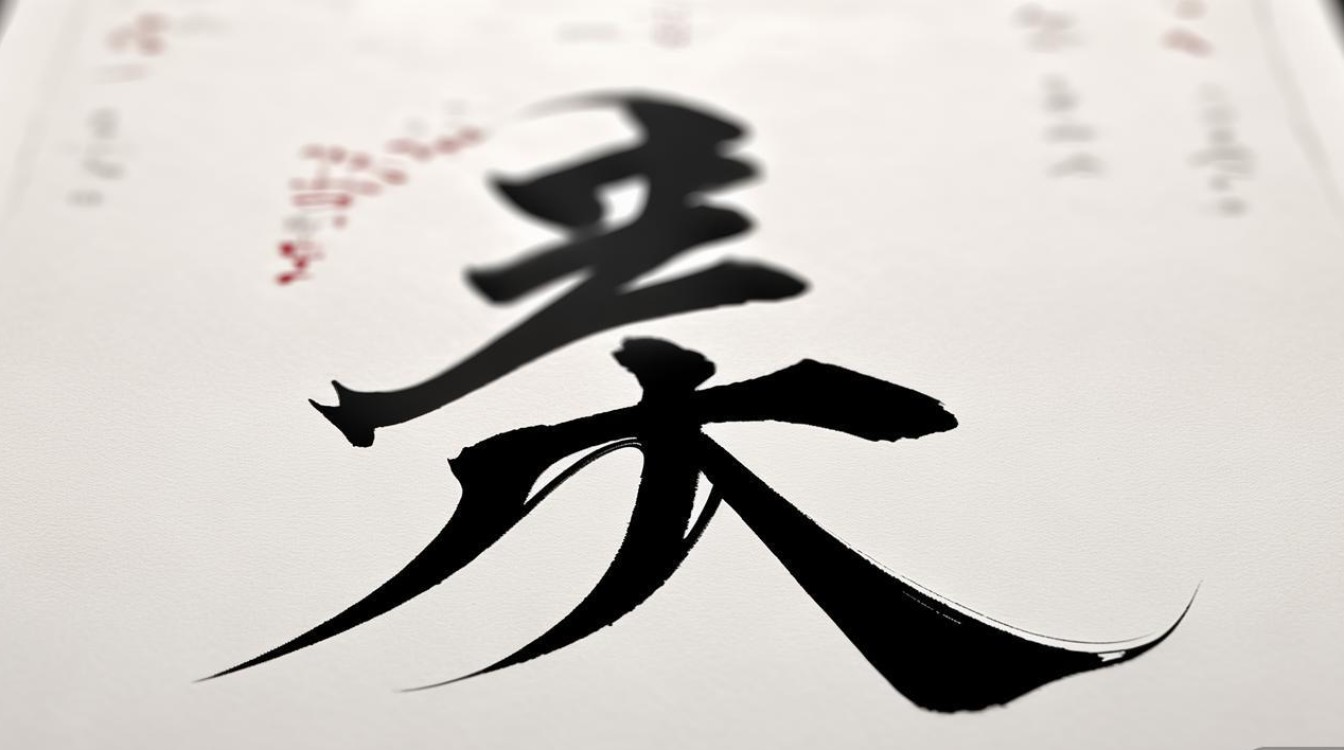 醇字书法